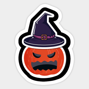 halloween witch pumpkin Sticker